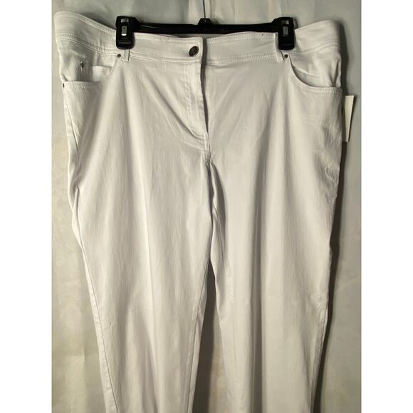 Women's 89th + Madison White Stretch Jeans Size 16 Inseam 29 in NWT - Picture 5 of 15